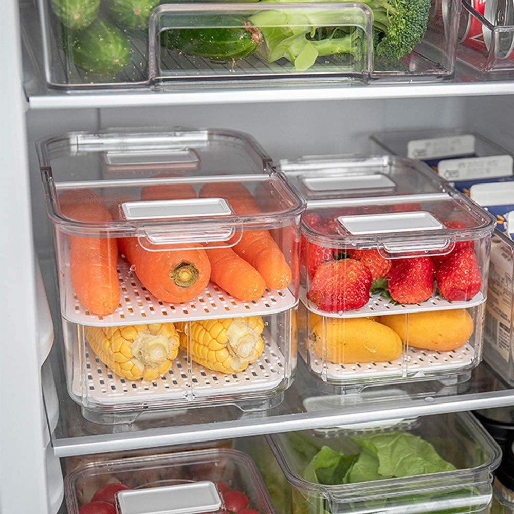 厨房最佳存储解决方案:Elabo食品存储容器冰箱生产节省