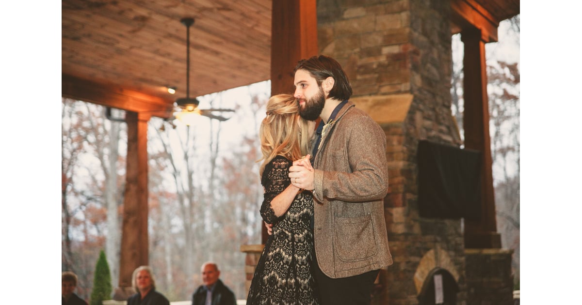 boho winter wedding guest