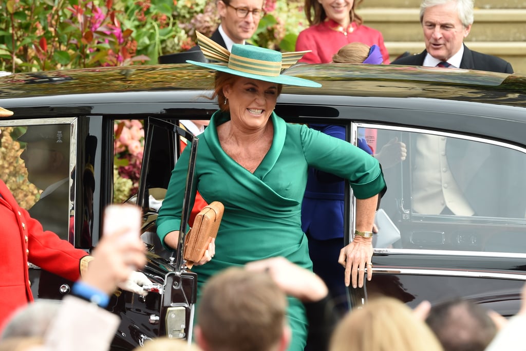 Sarah Ferguson Dress at Princess Eugenie's Wedding 2018