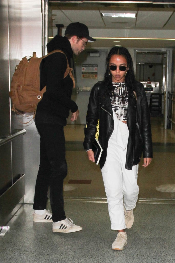 Robert Pattinson and FKA Twigs at LAX Airport September 2016
