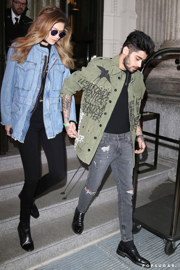 Zayn Malik and Gigi Hadid in Milan March 2016