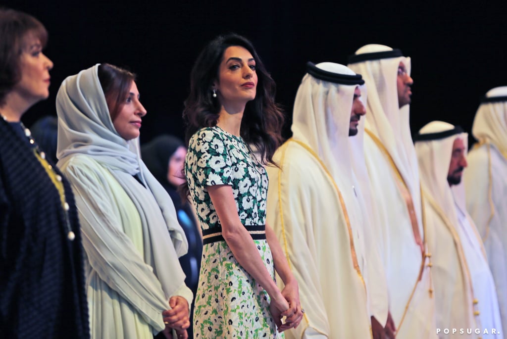 Amal Clooney in Stella McCartney at Mideast Emirates Forum