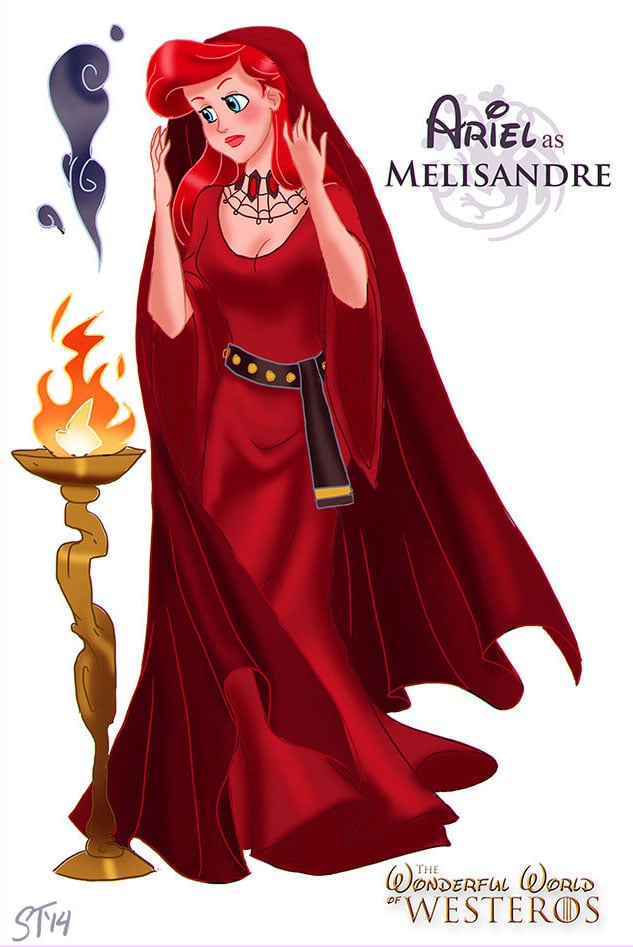 Ariel as Melisandre