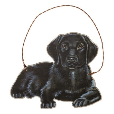 Primitives By Kathy Black Lab Ornament Adorable Dog Christmas
