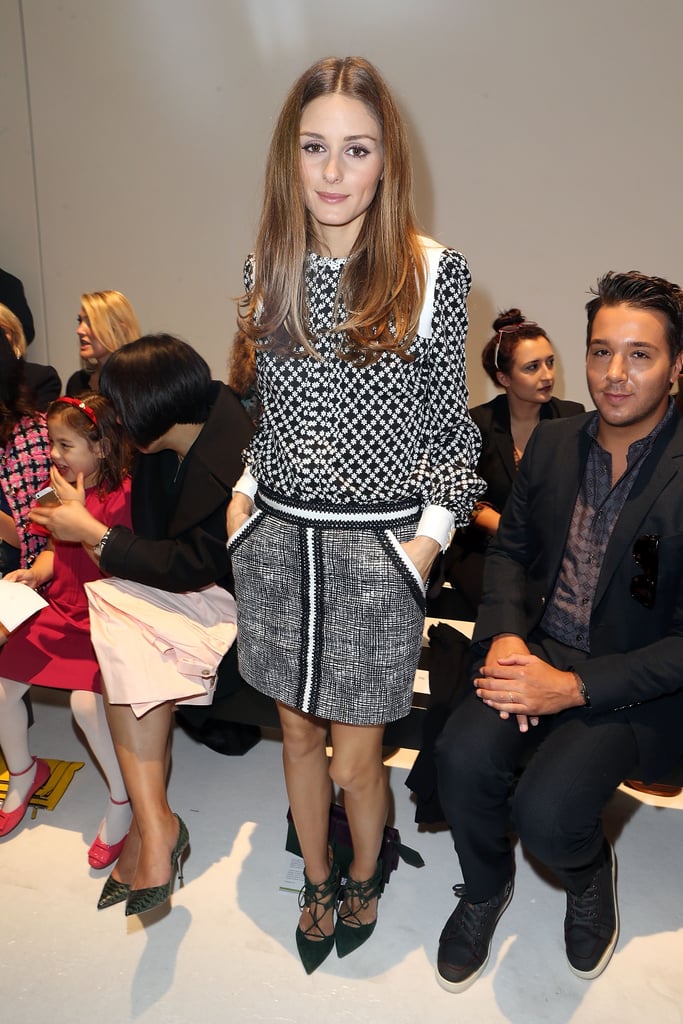 The mix master at work, showing at Andrew Gn how to make a print-on-print look shine by keeping the color palette muted.
The mix master at work, showing at Andrew Gn how to make a print-on-print look shine by keeping the color palette muted.
