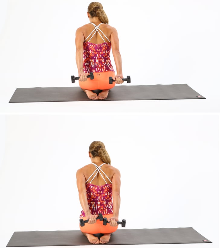 The Deltoid Back Squeeze 5 Low Weight Exercises To Tone The Arms Popsugar Fitness Photo 4 