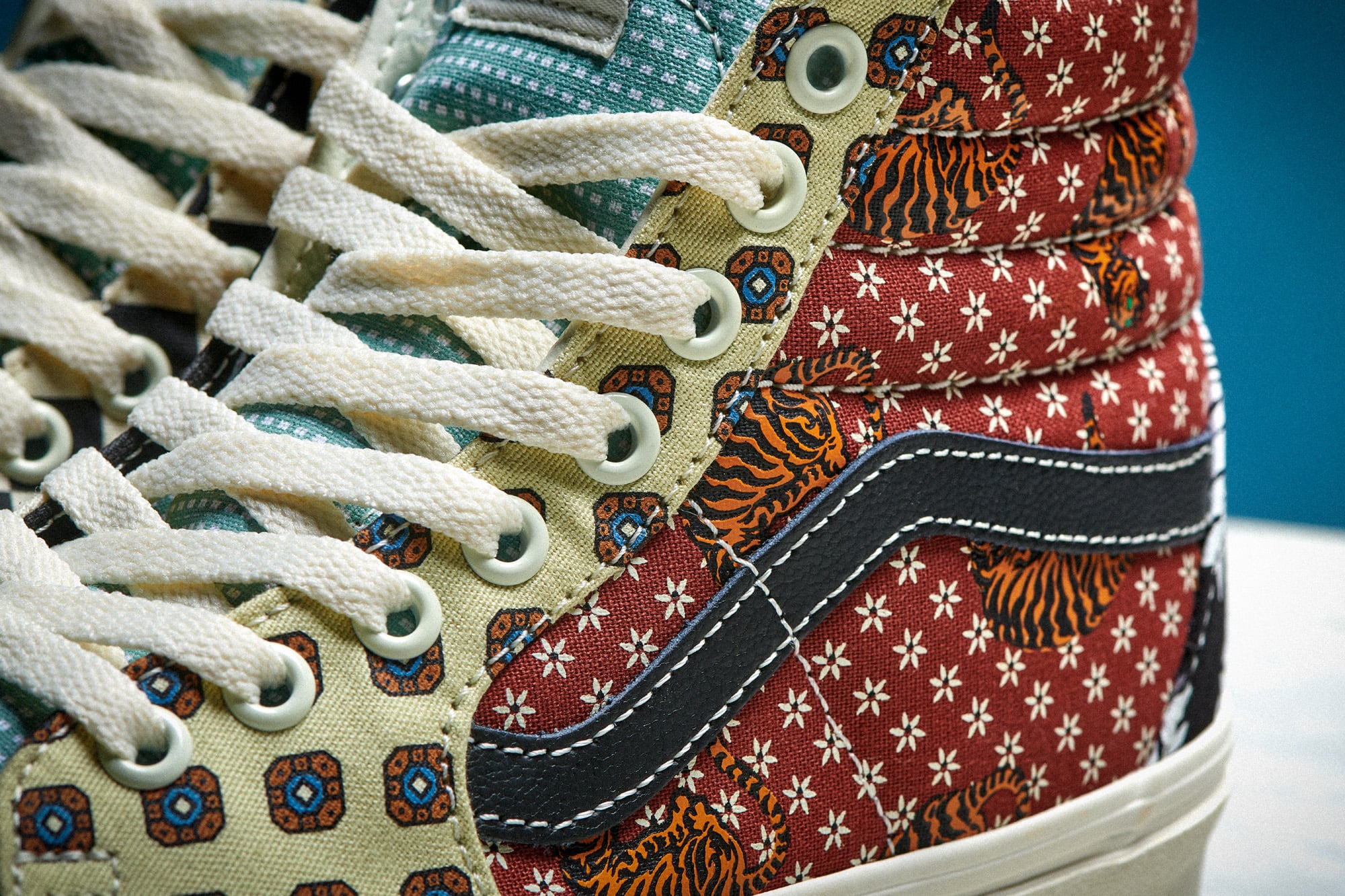 Vans is sprucing up some classics in the new Tiger Patchwork