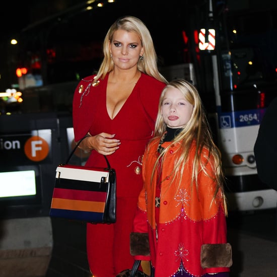 Jessica Simpson's Daughter Maxwell Joins ET Interview