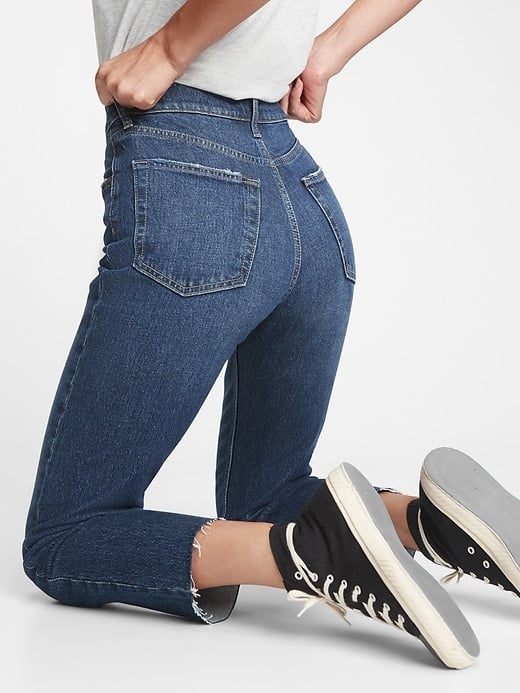Gap High-Rise Cheeky Straight Jeans