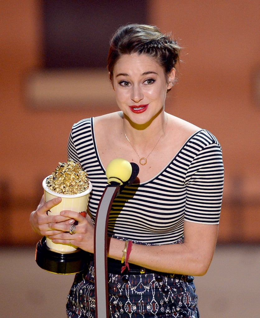 Shailene Woodley at the MTV Movie Awards 2015