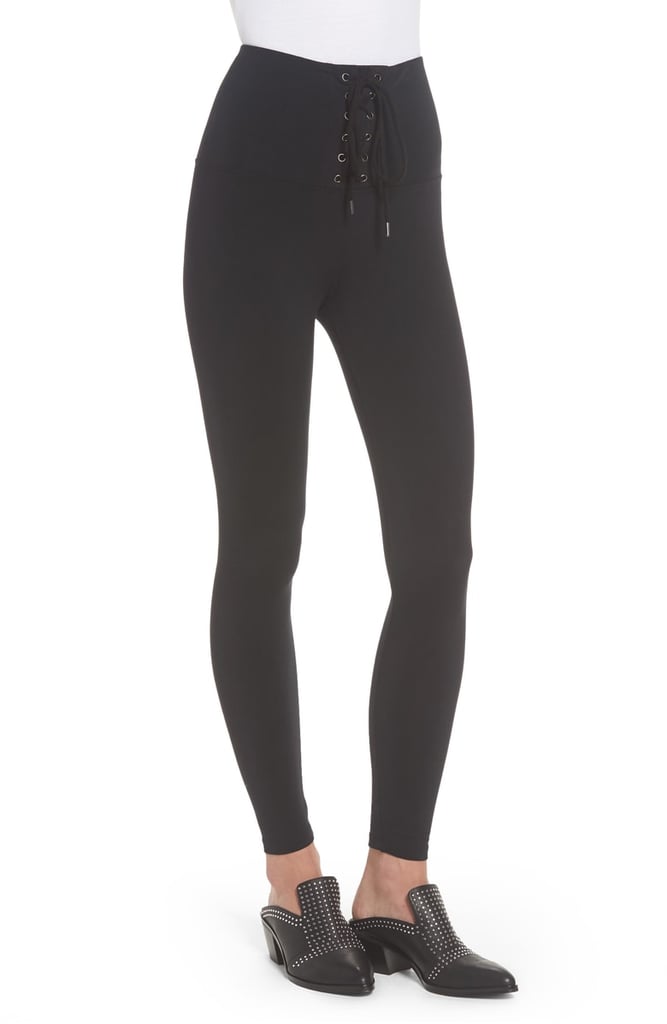 David Lerner Corset Tie Ankle Leggings