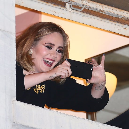 Celebrities at Adele Concert February 2016