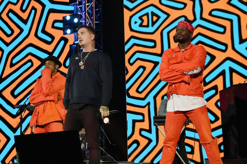 J Balvin rocked the stage with his performance of "Mi Gente".