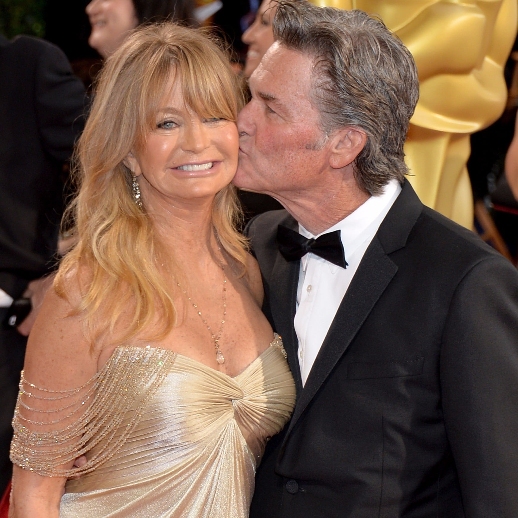 Goldie Hawn And Kurt Russell At The Oscars Pictures Popsugar Celebrity