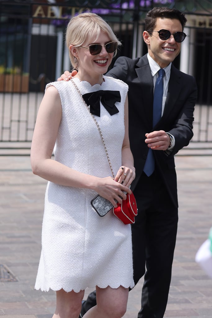 Wimbledon 2022: Lucy Boynton and Rami Malek