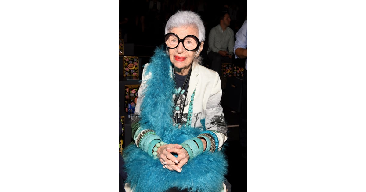 Iris Apfel | Pictures of Female Celebrities Wearing Glasses | POPSUGAR
