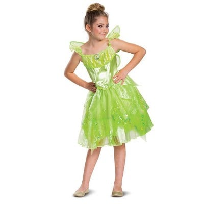 Kids' Deluxe Disney Princess Tinkerbell Halloween Costume
