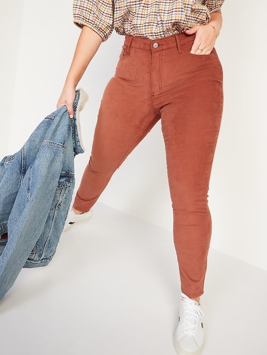 Old Navy High-Waisted Rockstar Super Skinny Corduroy Pants