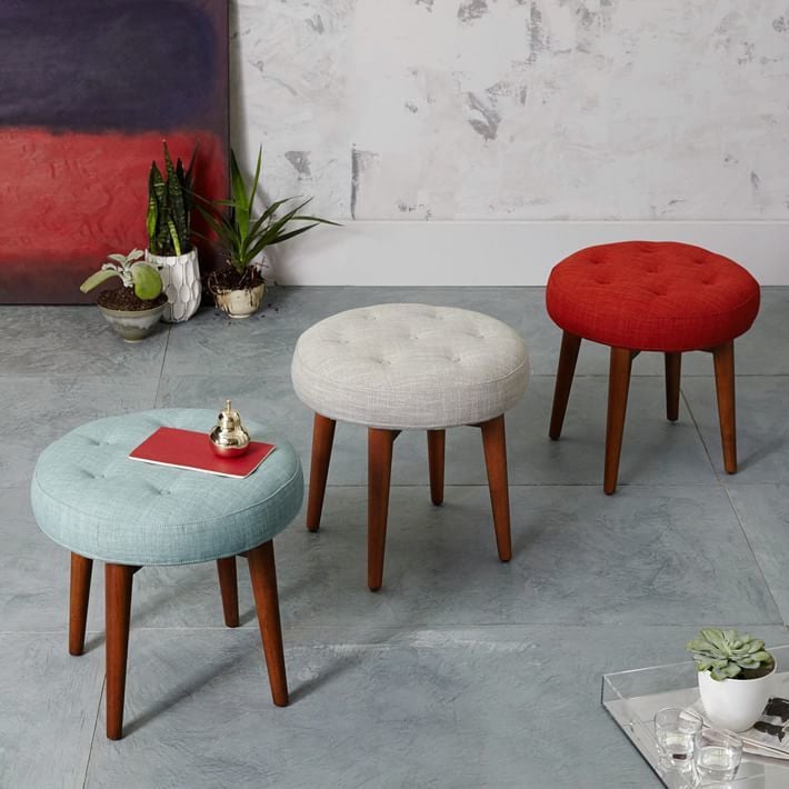 Upholstered Stool ($169)