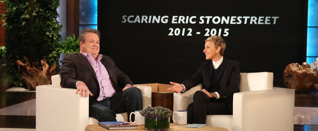 Ellen DeGeneres Scaring Eric Stonestreet Videos