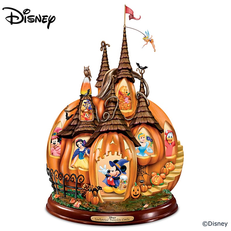 Disney's Enchanted Pumpkin Castle Illuminated Sculpture