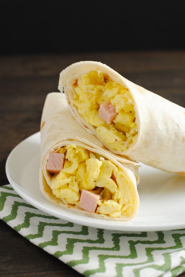 "Frozen" Breakfast Burritos