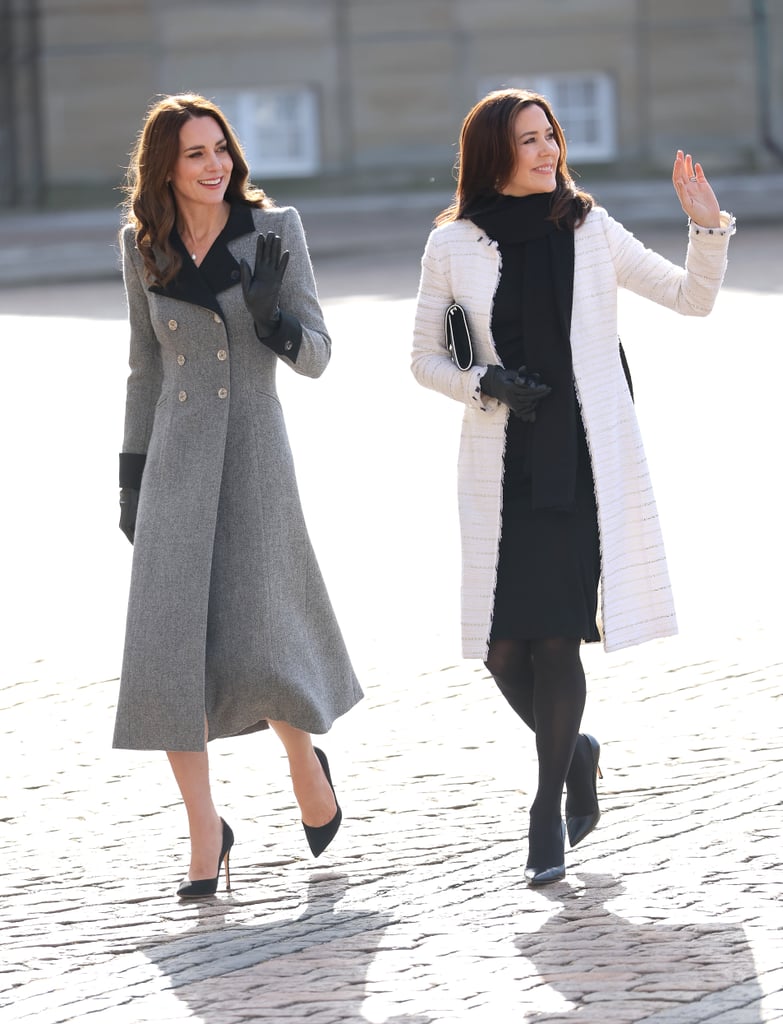 The Duchess of Cambridge and Crown Princess of Denmark Attend Christian IX's Palace