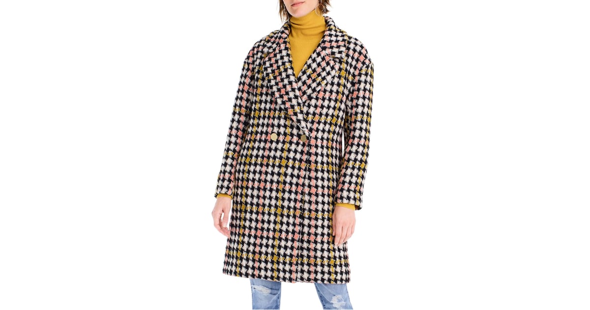 J.Crew Collection Oversize Lurex Tweed Coat | Best Statement Coats
