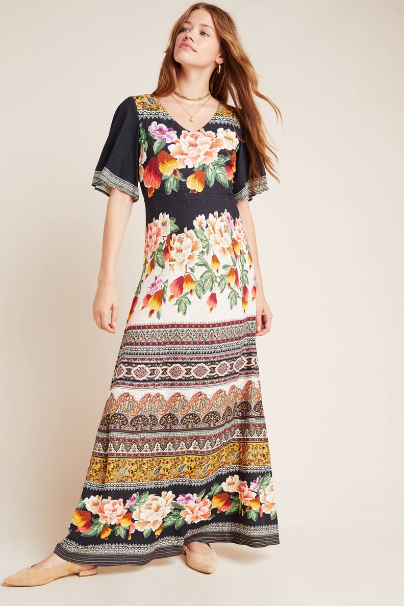 Farm Rio for Anthropologie Esmeralda Floral Maxi Dress