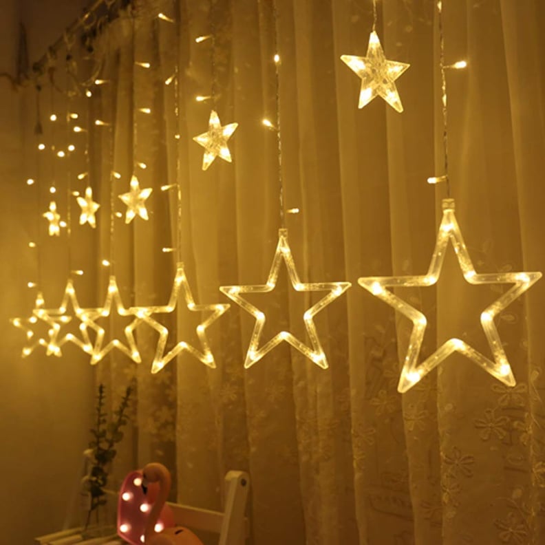 Twinkle Star Curtain String Lights