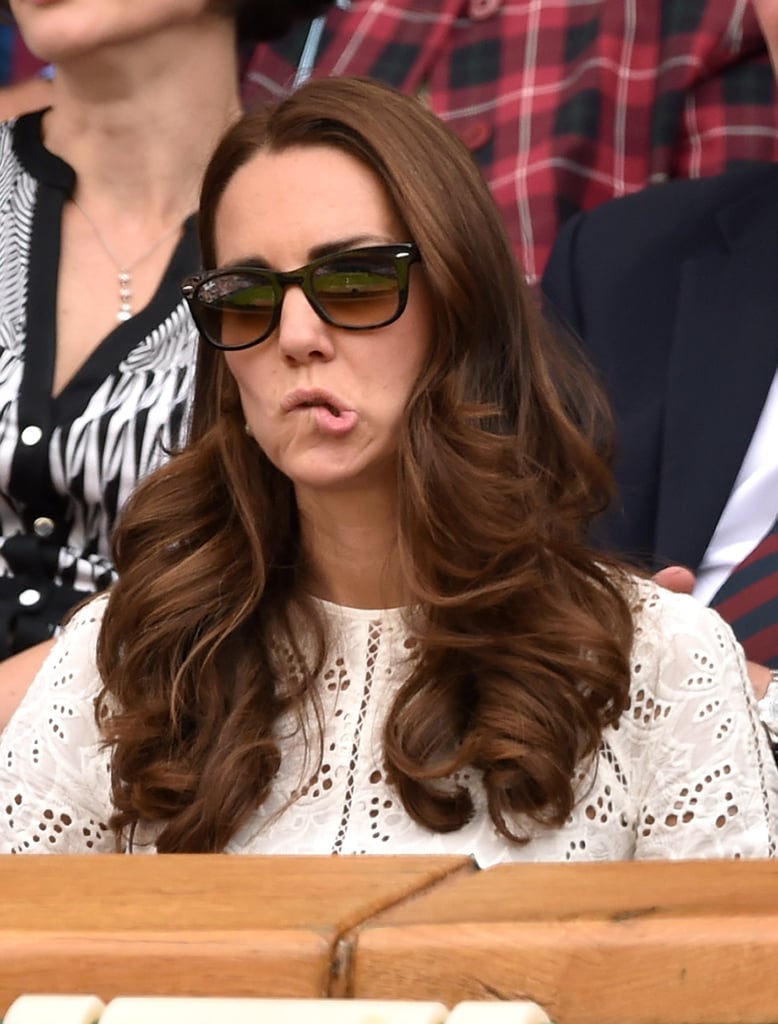 Kate Middleton's Facial Expressions Watching Sports Pictures