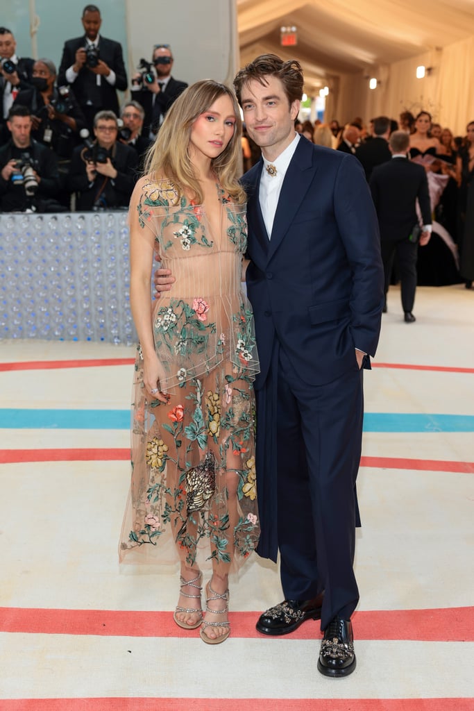 Suki Waterhouse and Robert Pattinson at the 2023 Met Gala