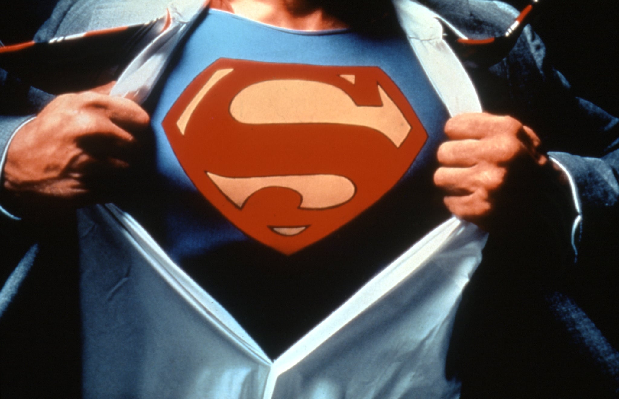 《超人》，克里斯托弗·里夫，1978年出版。华纳兄弟/提供:埃弗雷特收藏