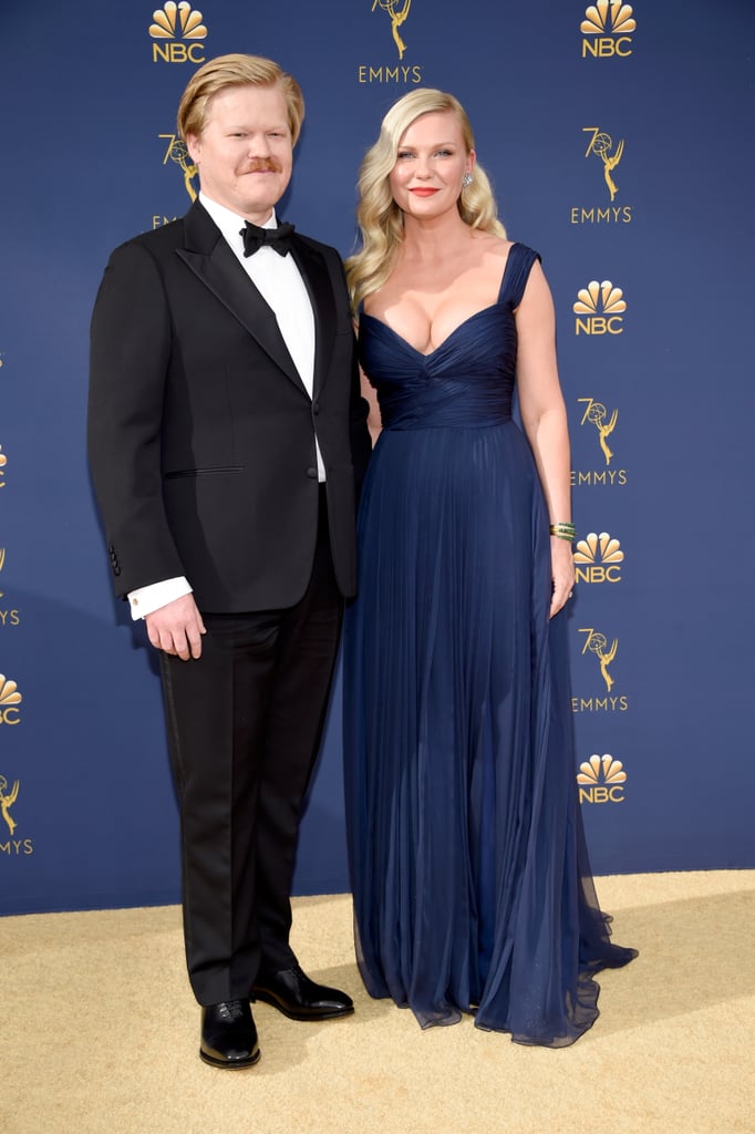 Kirsten Dunst and Jesse Plemons at the 2018 Emmys