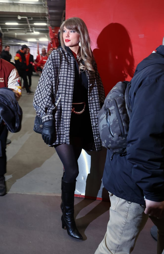 An Oversize Tweed Cardigan