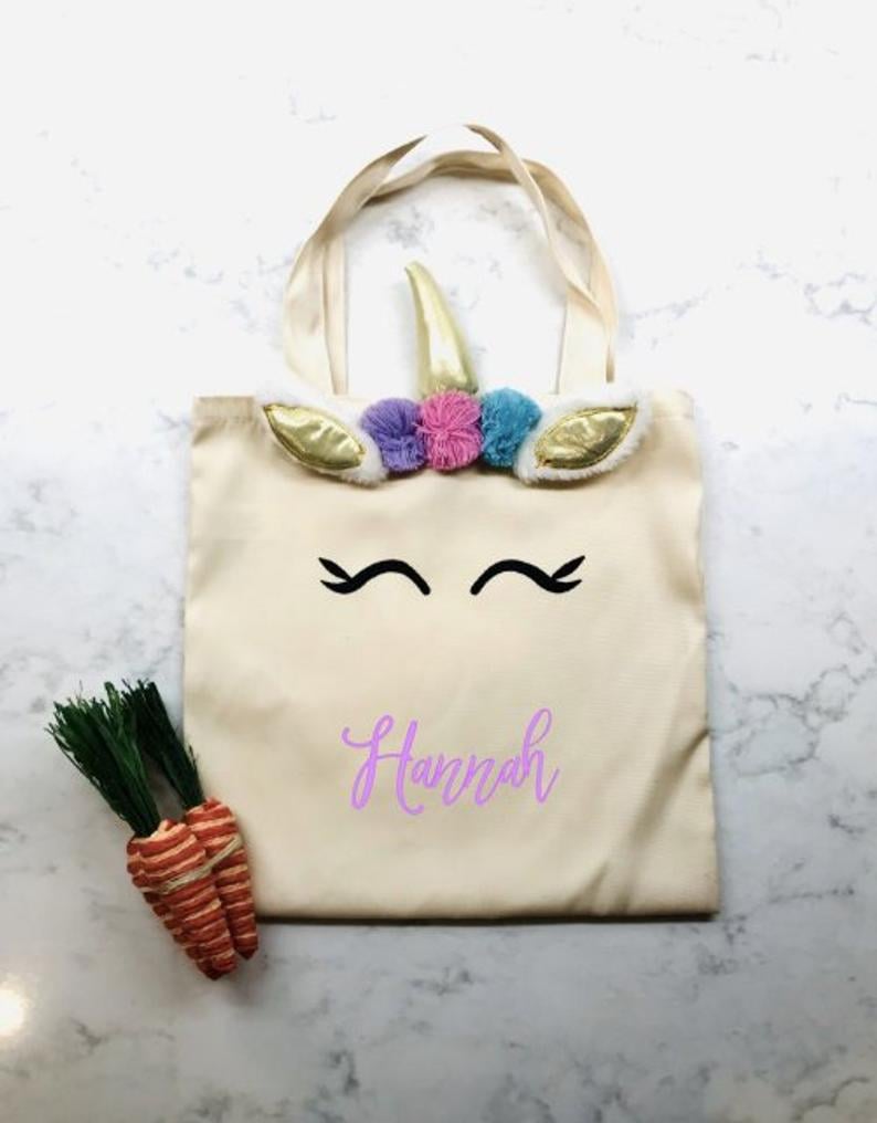 Personalized Easter Tote With