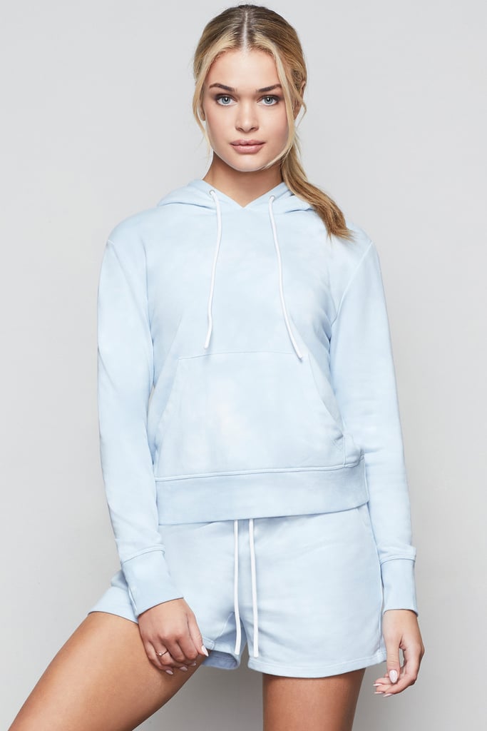 Good American Tie Dye Hoodie and Sweat Short