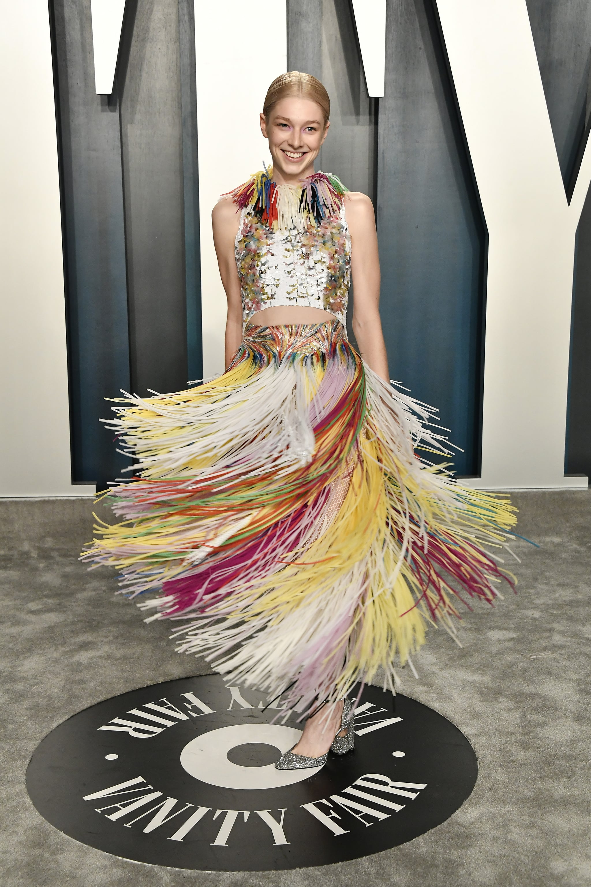 Hunter Schafer at the Vanity Fair Oscars Afterparty 2020
