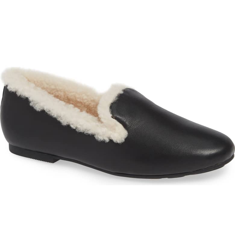 shearling lined loafers