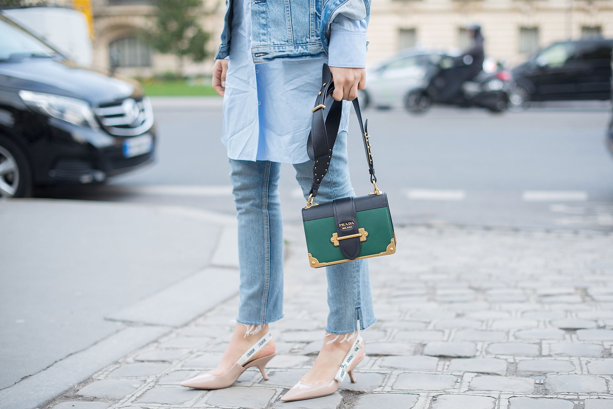 kitten heels street style