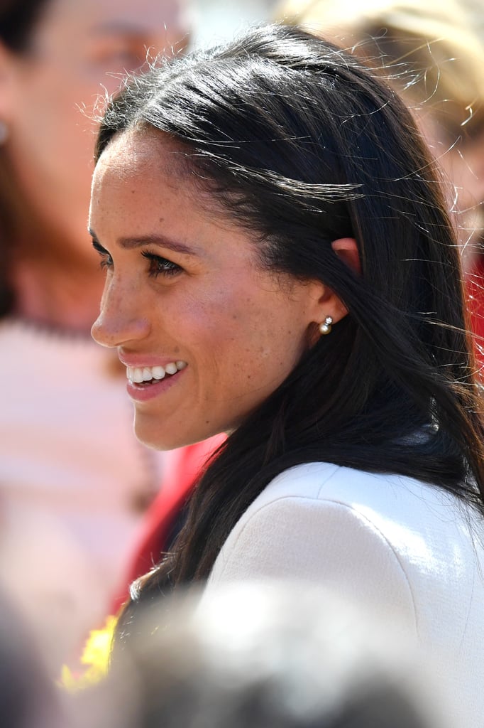 Meghan Markle Wearing Queen Elizabeth II Earrings June 2018