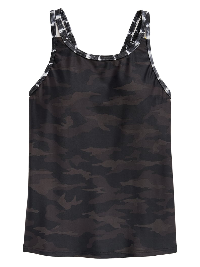 Athleta Girl Camo Tie Dye Tankini Top