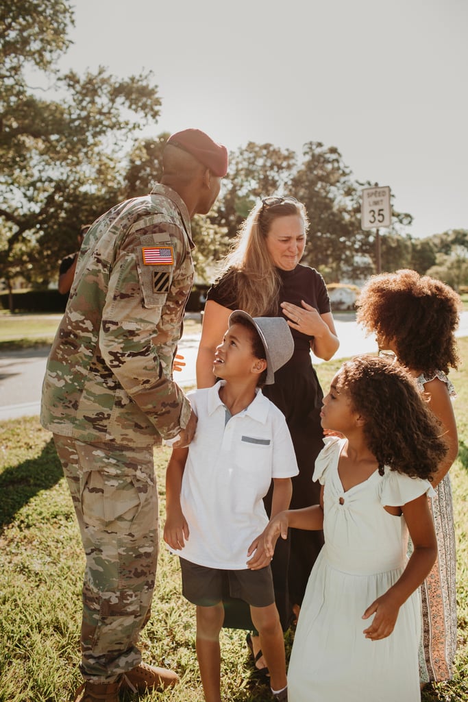 Photos of Military Dad Reuniting With Family Amid Pandemic