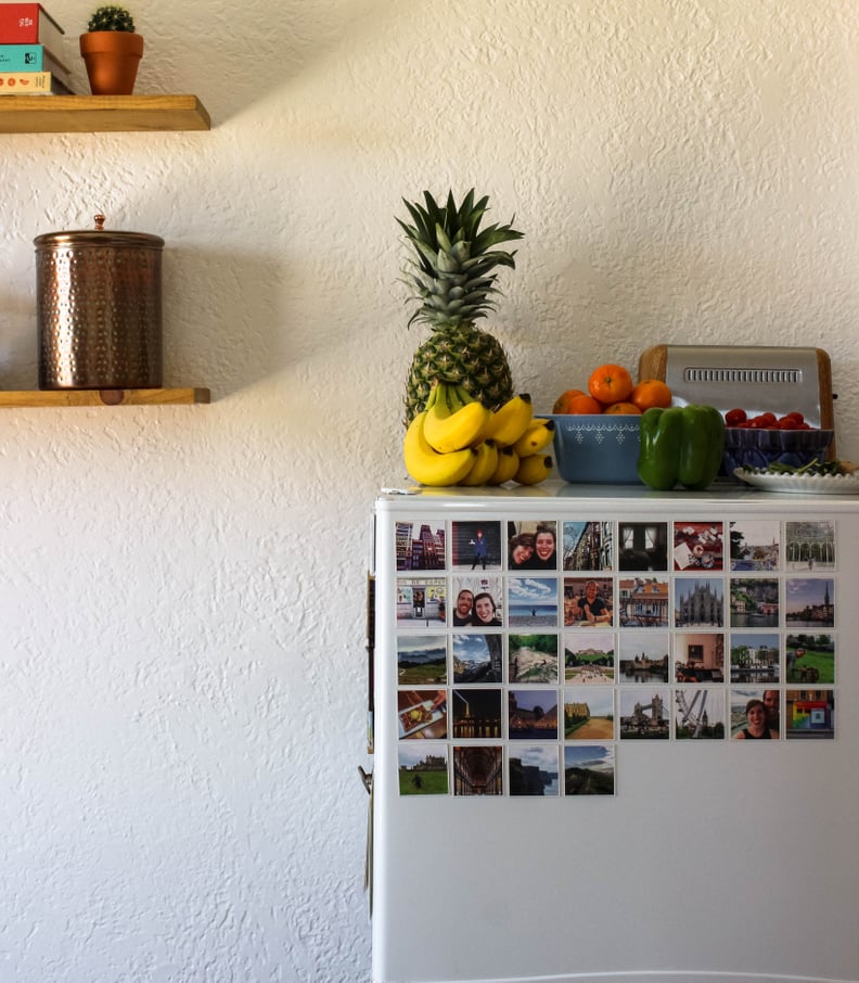 Print travel photos on fridge magnets