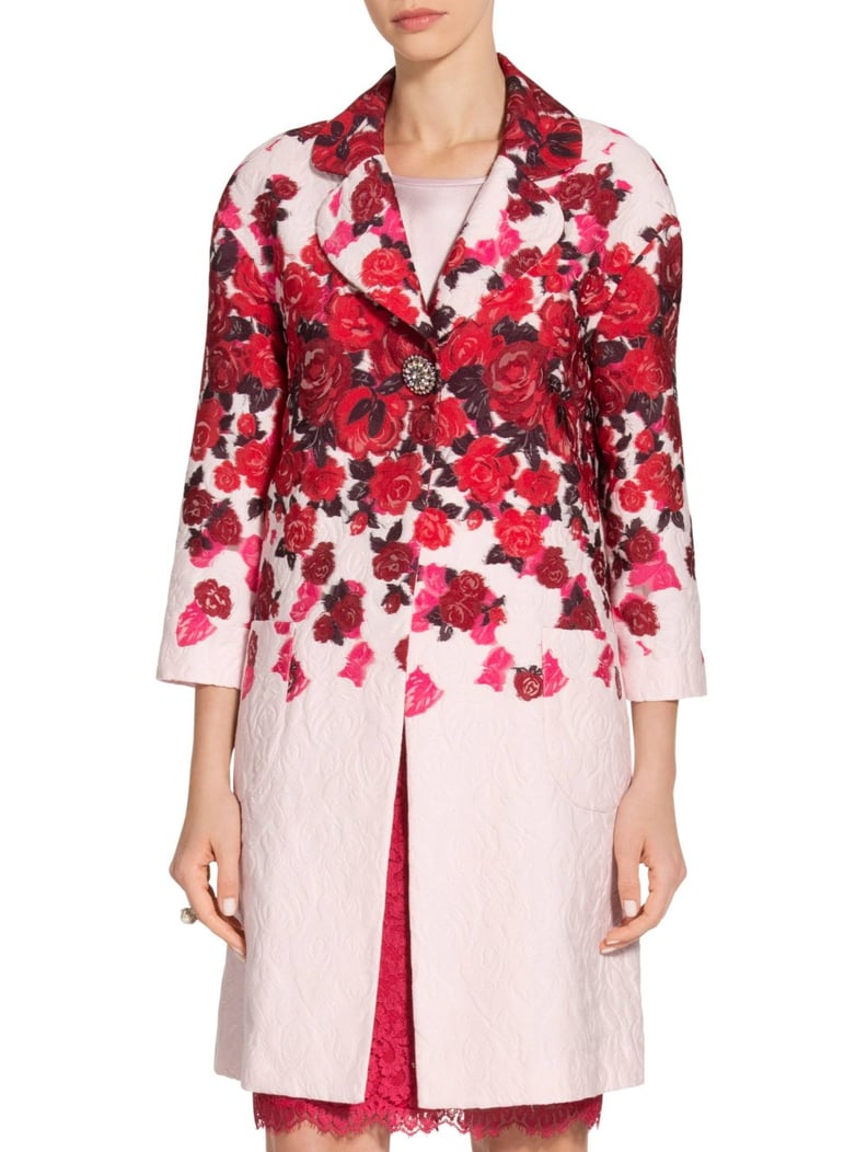 St. John Floral Jacquard Jacket