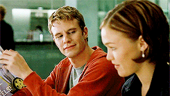 When Paige and Eddie Share This Adorable Glance in the Library in The Prince and Me
