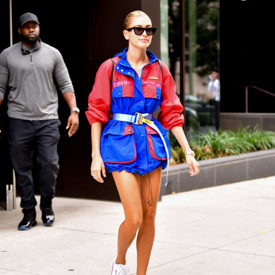 Hailey Baldwin's Colorblock Heron Preston Jacket