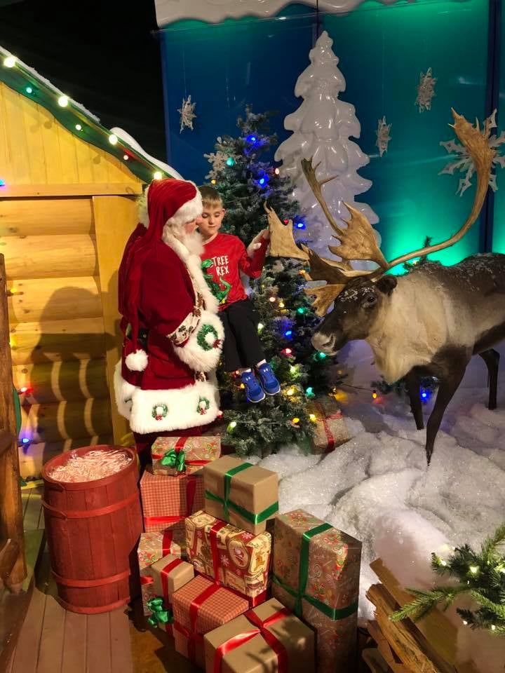 Santa Gets Down on Floor For Boy With Autism Who Is Blind