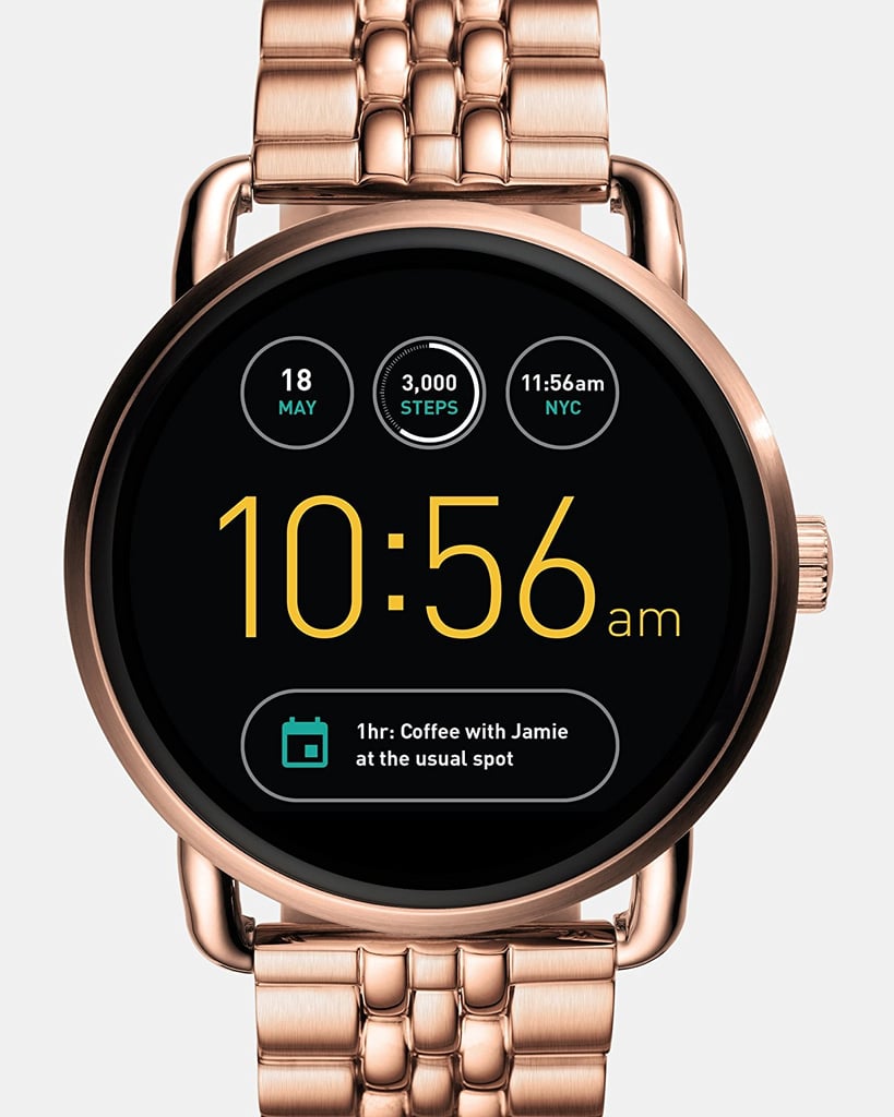 Fossil Q Wander Gen 2 Rose Gold-Tone Stainless Steel Touchscreen Smartwatch