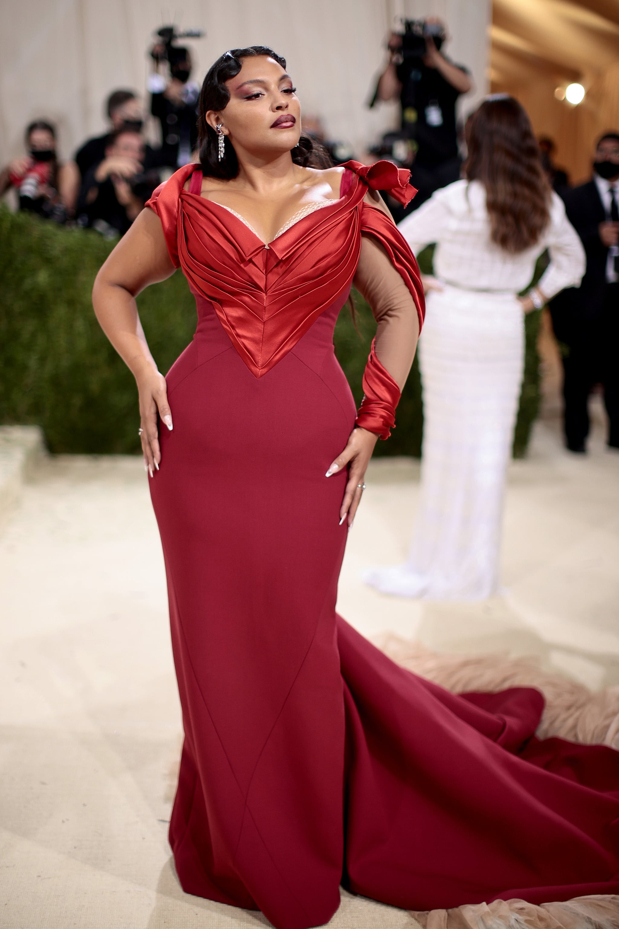 Paloma Elsesser at the 2021 Met Gala | Every Look From the 2021 Met Gala  Red Carpet That We Can't Stop Talking About | POPSUGAR Fashion Photo 16